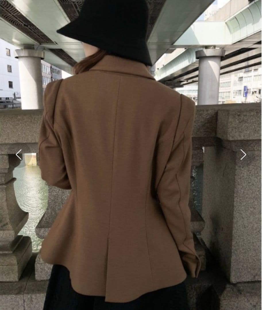 Ameri　WAIST SHAPE FLARE JACKET