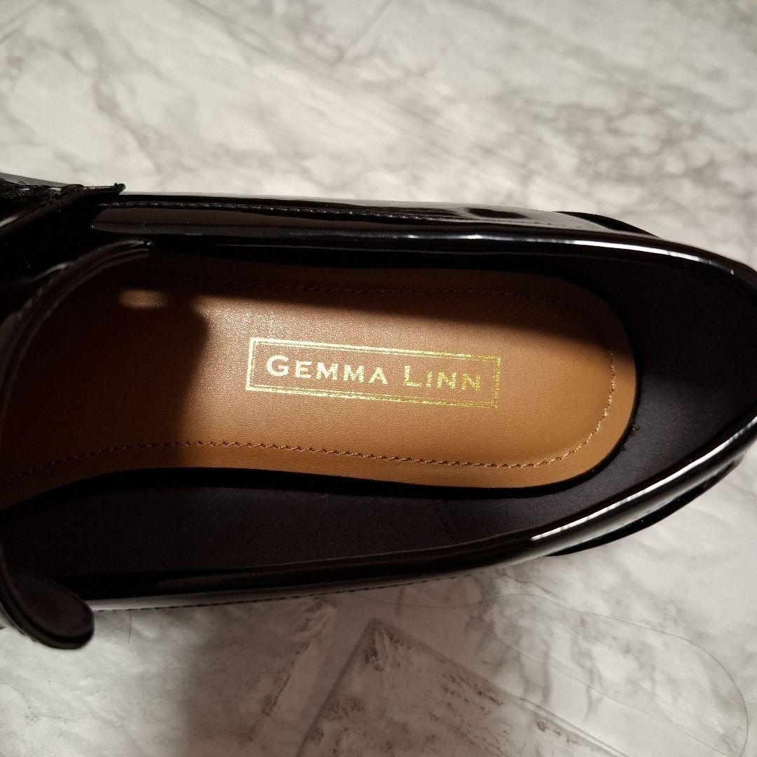 GEMMA LINN 黒 レインローファー 36 (23cm)