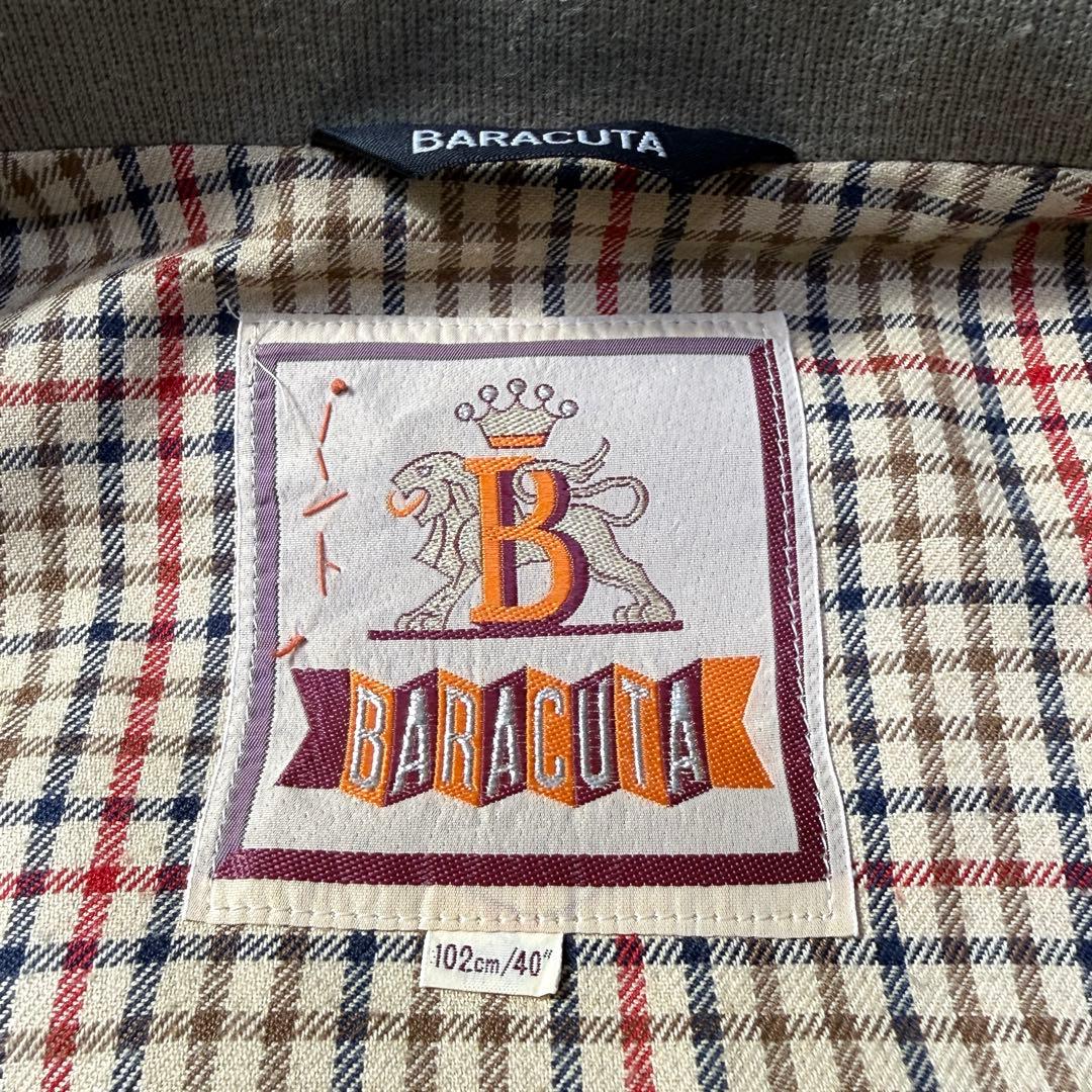 【一枚袖】BARACUTA G9 ハリントンジャケット 玉虫色 40