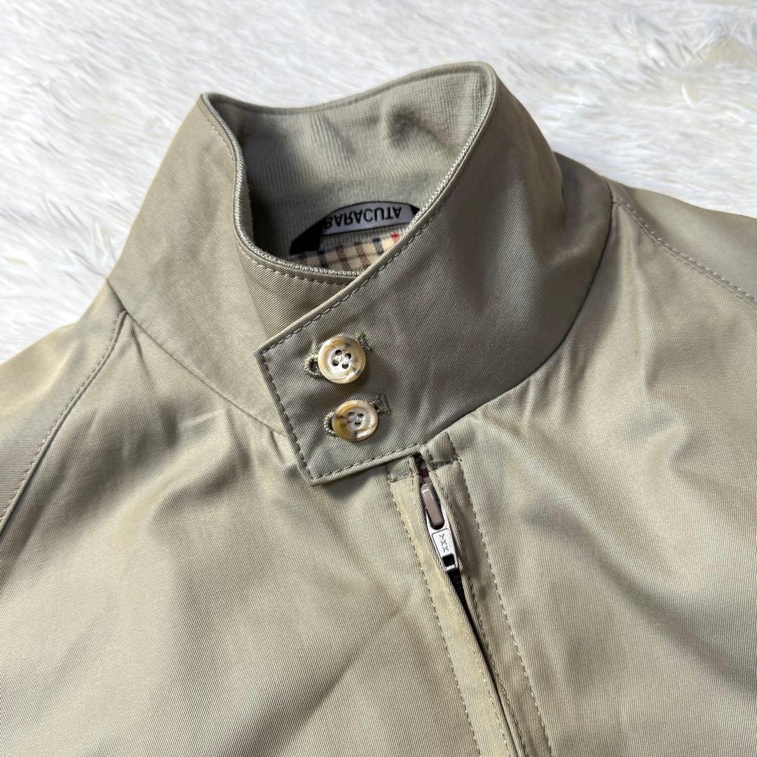 【一枚袖】BARACUTA G9 ハリントンジャケット 玉虫色 40