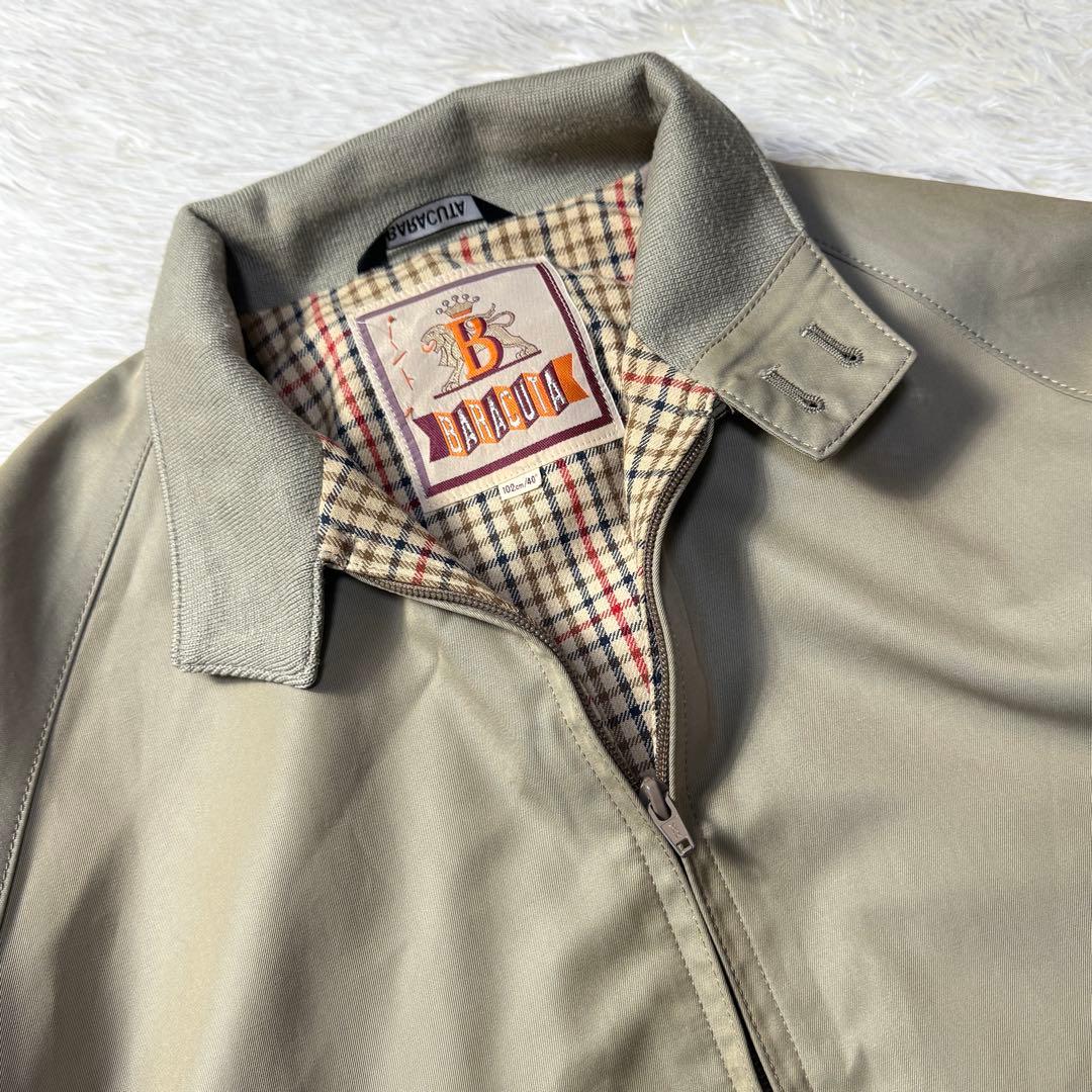 【一枚袖】BARACUTA G9 ハリントンジャケット 玉虫色 40