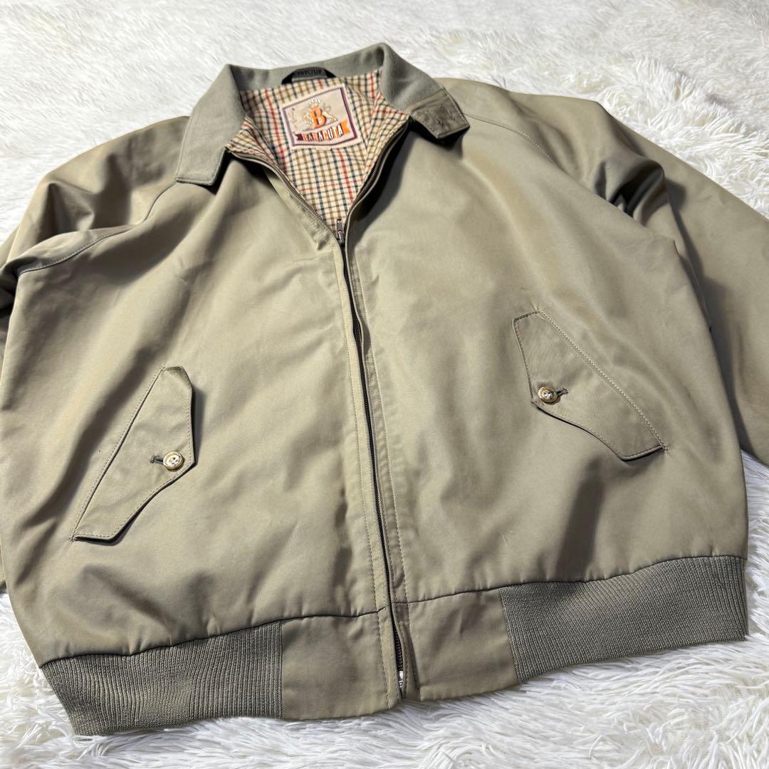 【一枚袖】BARACUTA G9 ハリントンジャケット 玉虫色 40