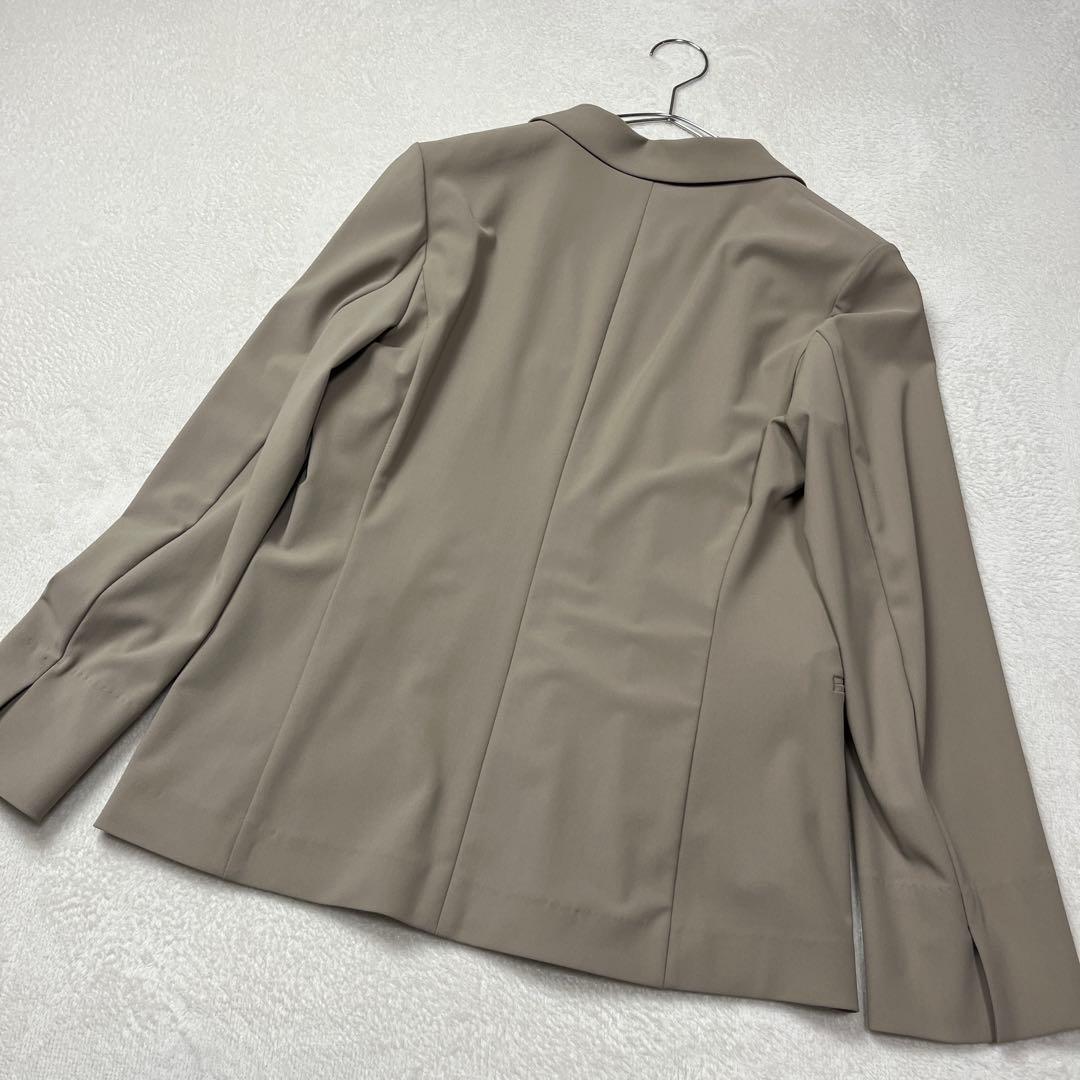 ★未使用品　プラステ　ハイストレッチ　テーラード　ジャケット　洗える　ベージュ