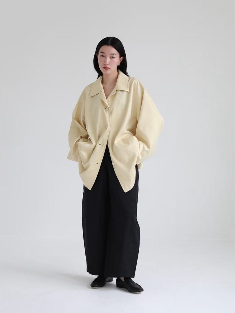 ジャケット・アウター aere vintage satin coat