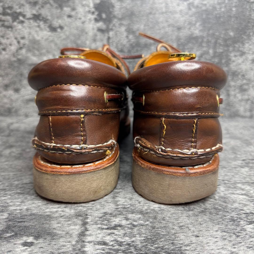 【美品】Timberland デッキシューズ 3Eye 27cm モカシン