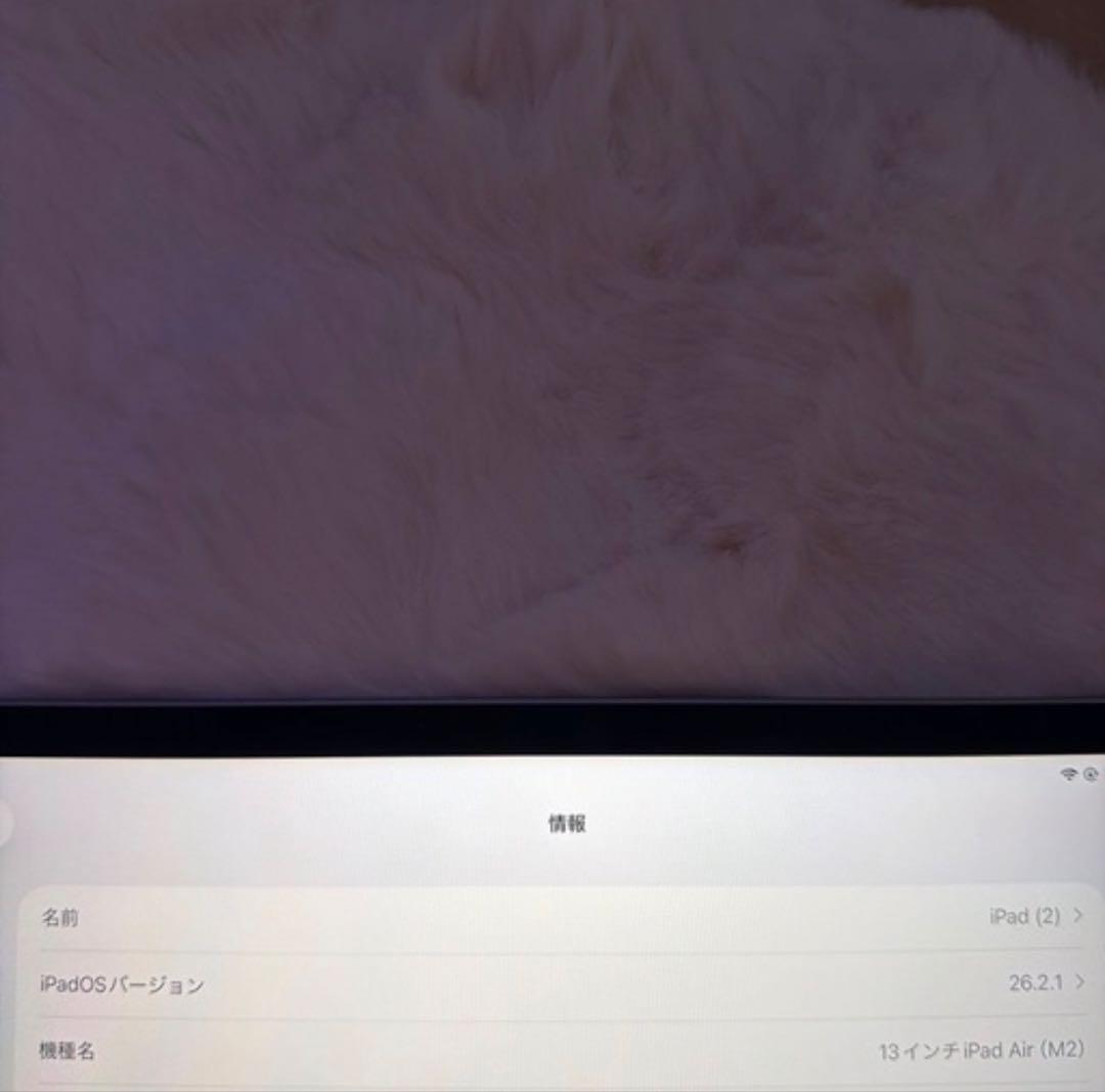 Apple iPad Air (M2) 13インチ スペースグレー