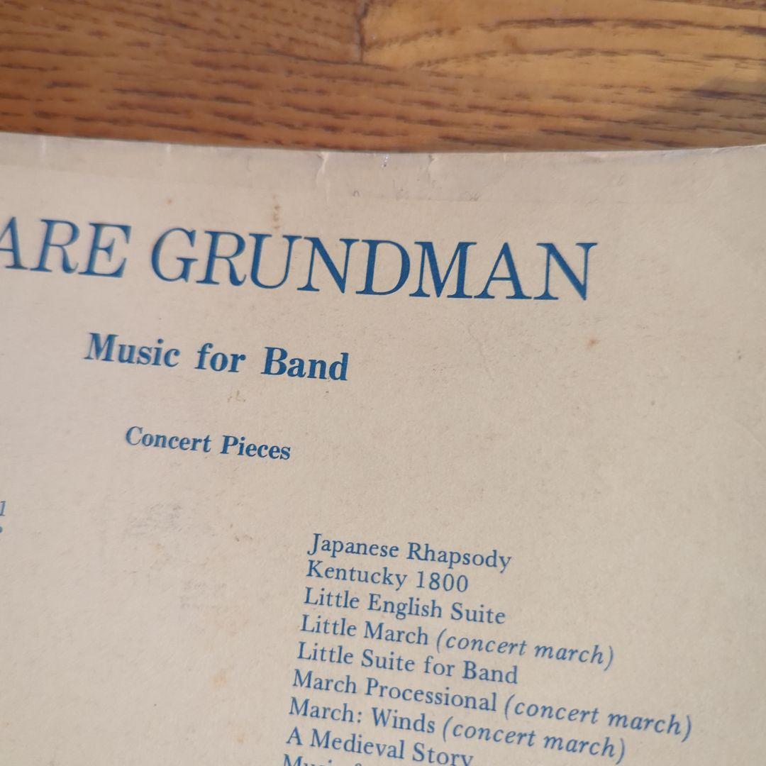 吹奏楽 楽譜NORWEGIAN RHAPSODY(CLARE GRUNDMAN)