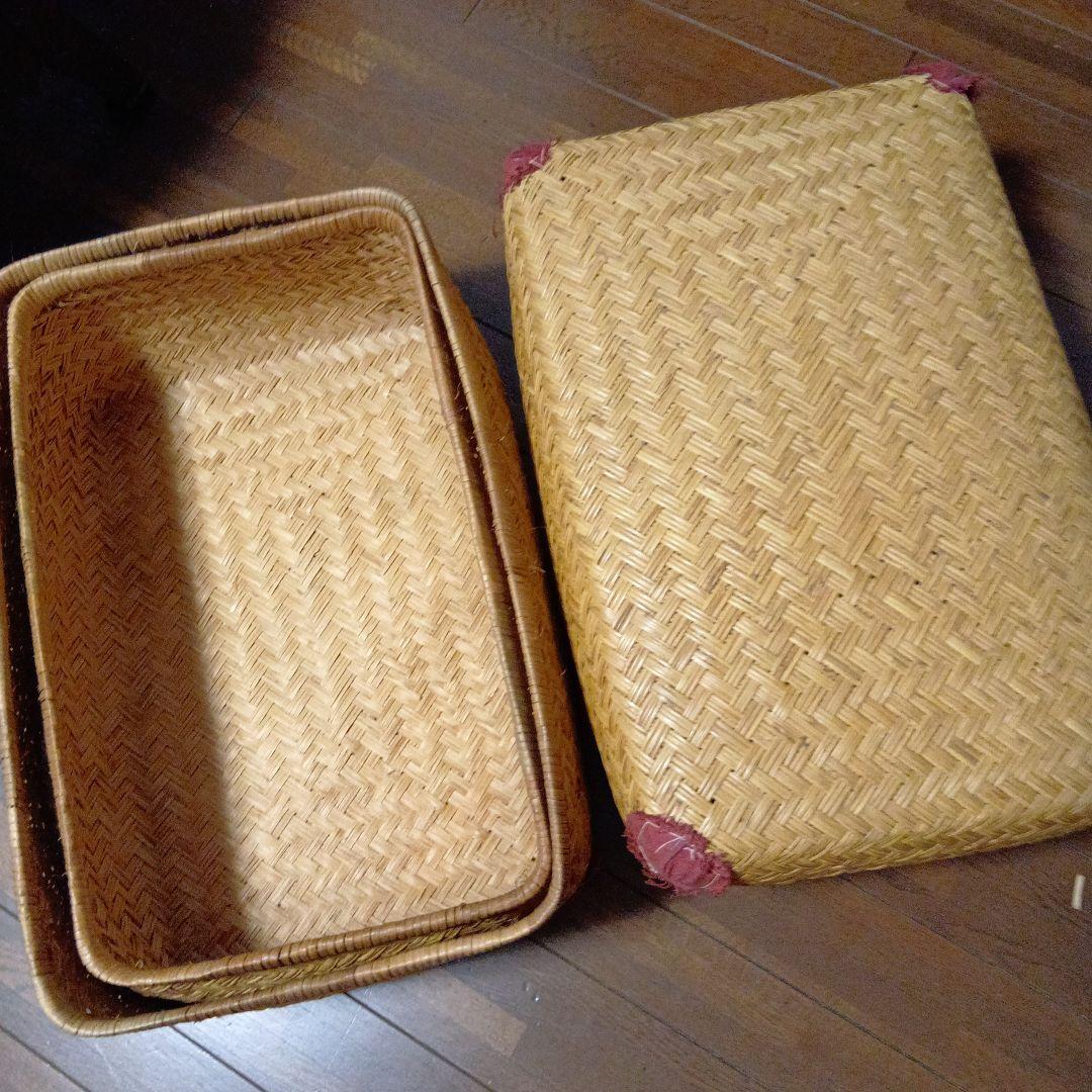 柳行李　２個