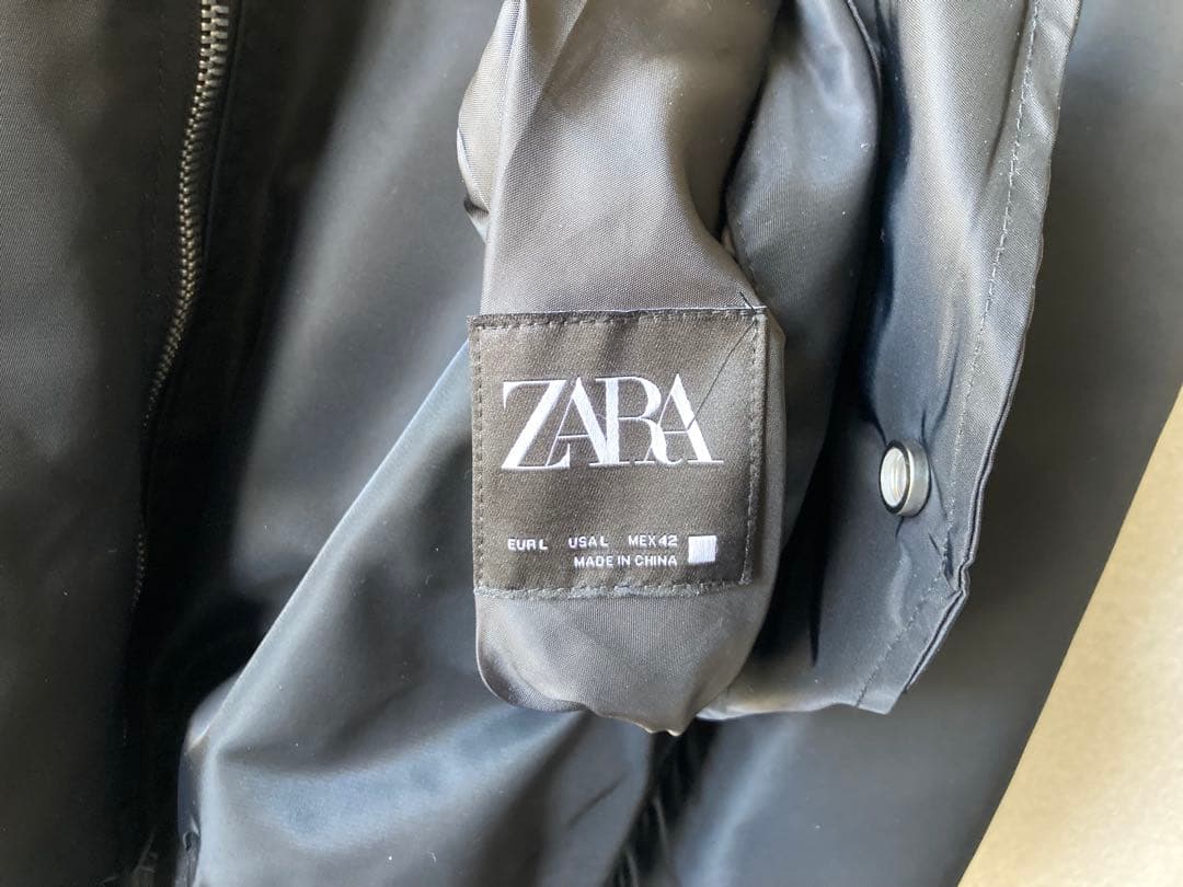 ZARA リバーシブルフェイクファーボンバージャケット