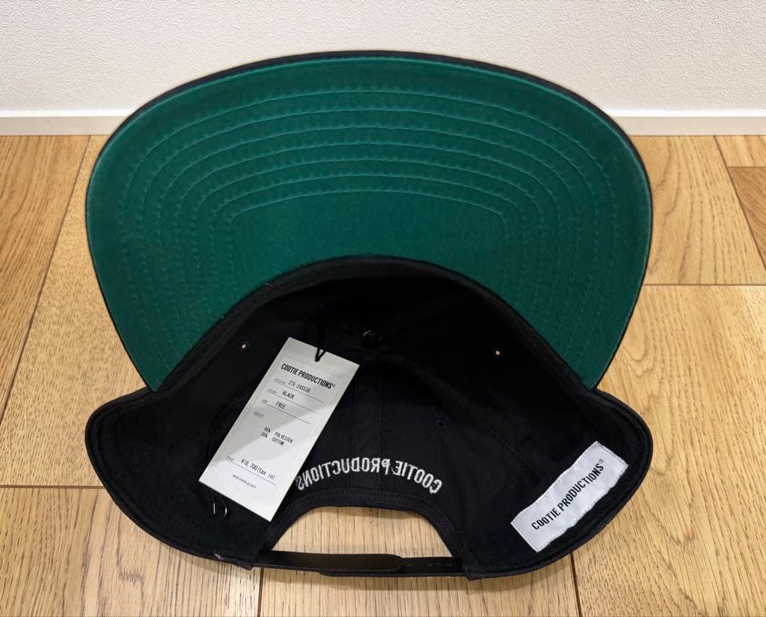 COOTIE T/C Twill 5 Panel Cap ブラック