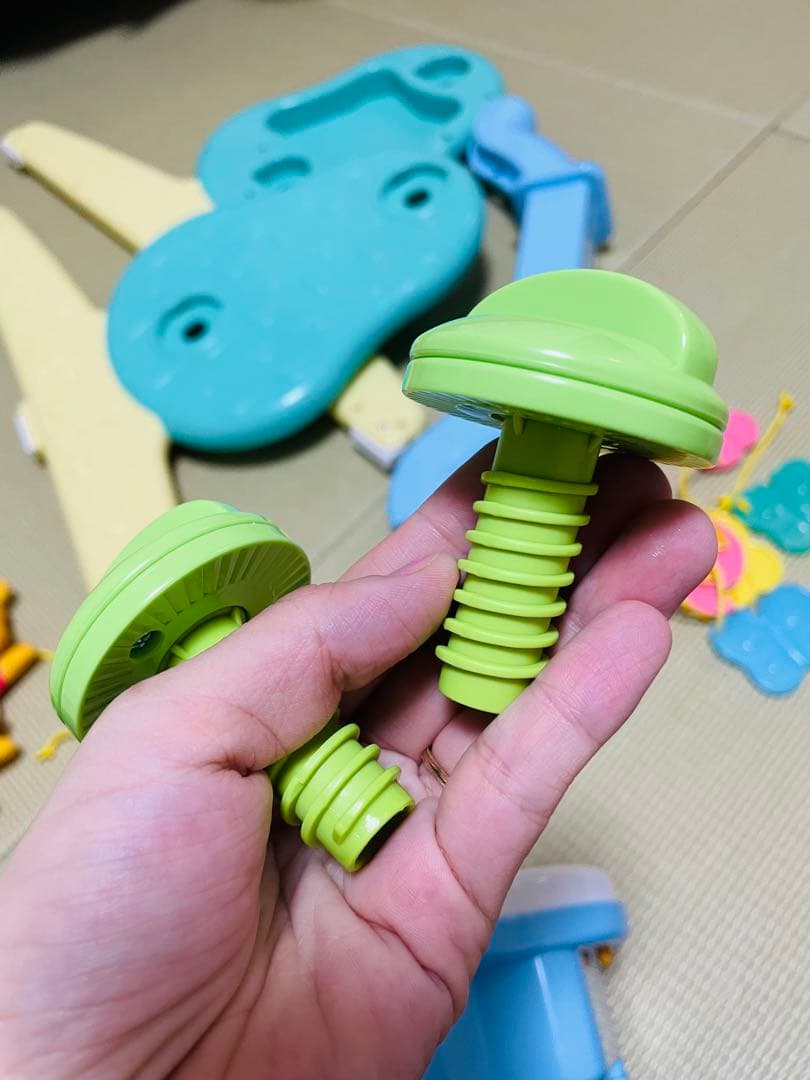 【美品】早い者勝ち！プーメリー　パーツも全部揃ってます！　ベビージム ディズニー