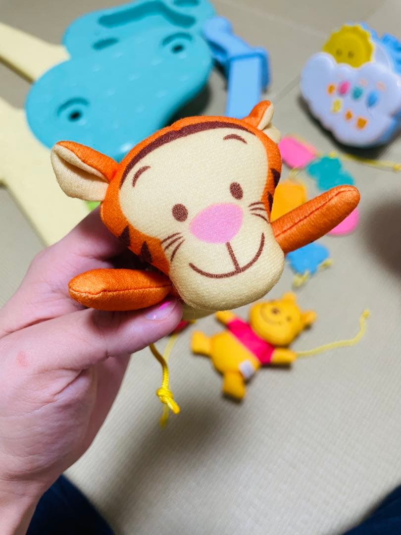 【美品】早い者勝ち！プーメリー　パーツも全部揃ってます！　ベビージム ディズニー
