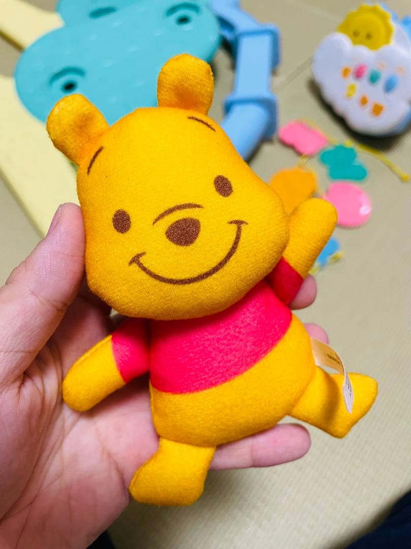 【美品】早い者勝ち！プーメリー　パーツも全部揃ってます！　ベビージム ディズニー