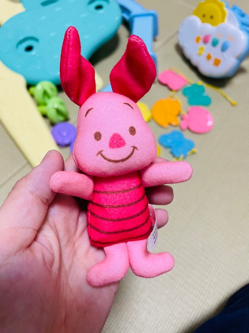 【美品】早い者勝ち！プーメリー　パーツも全部揃ってます！　ベビージム ディズニー