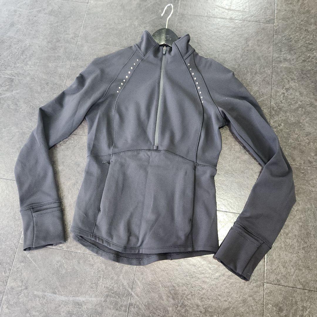 cb.jルルレモン ランニングウェア ハイネック 黒4 lululemon