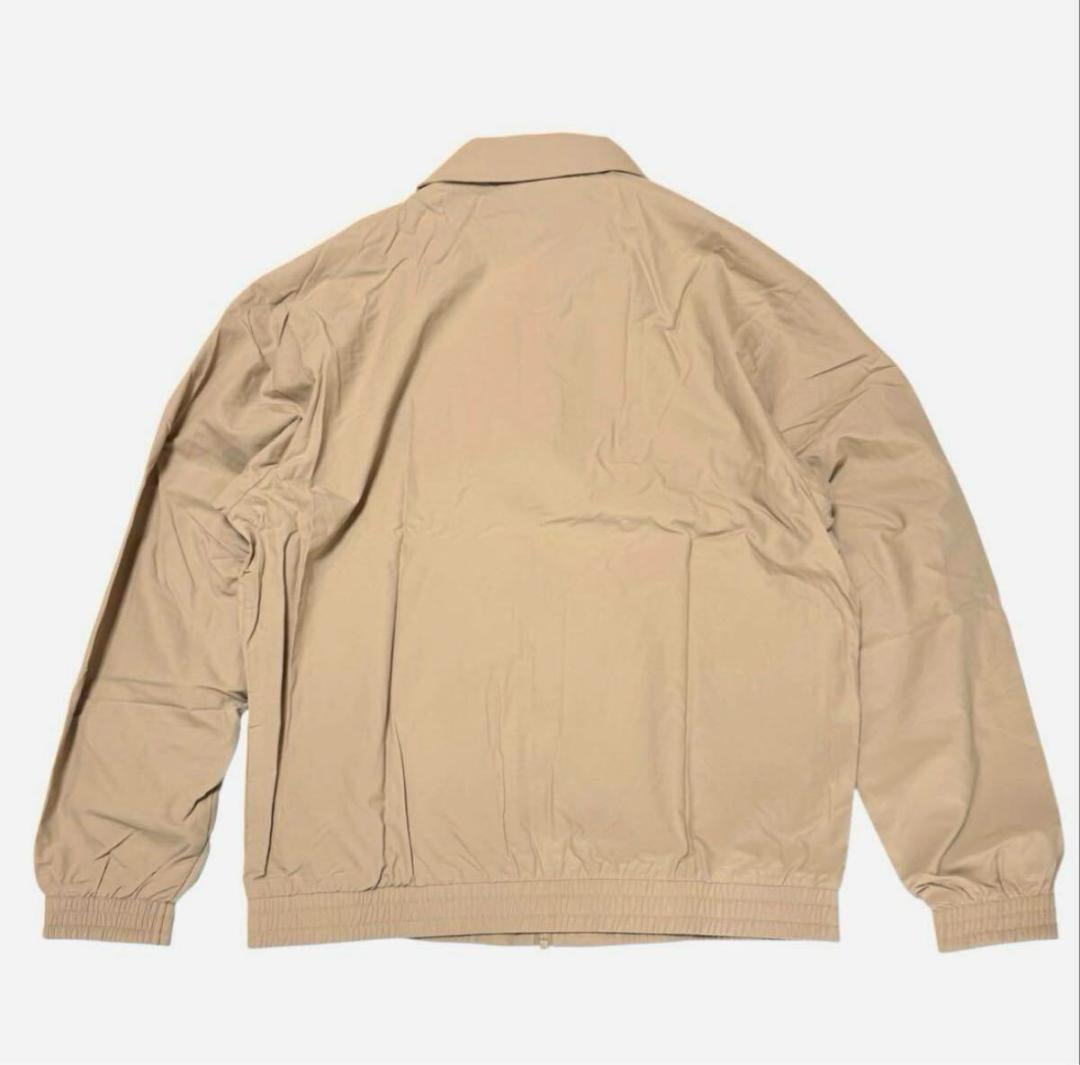 【軽く羽織れる万能アウター】adidas ナイロンジャケット ベージュ 2XL