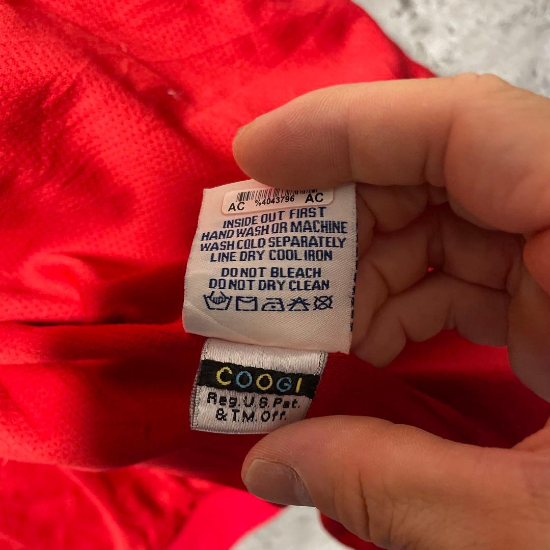 COOGI クージー　刺繍　ワッペン　レッド　一点物　激レア　美品　5XL