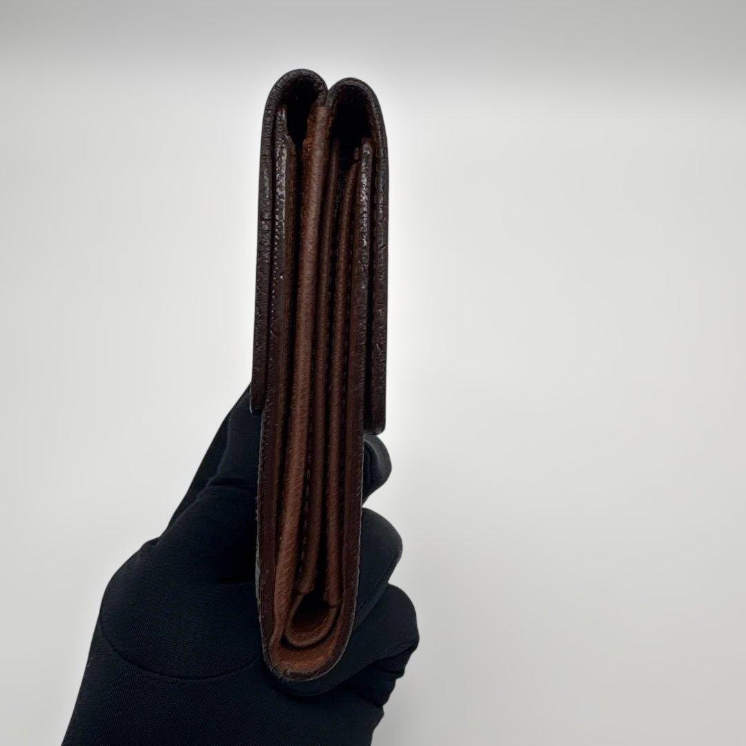 Louis Vuitton モノグラム Wホック 三つ折り財布
