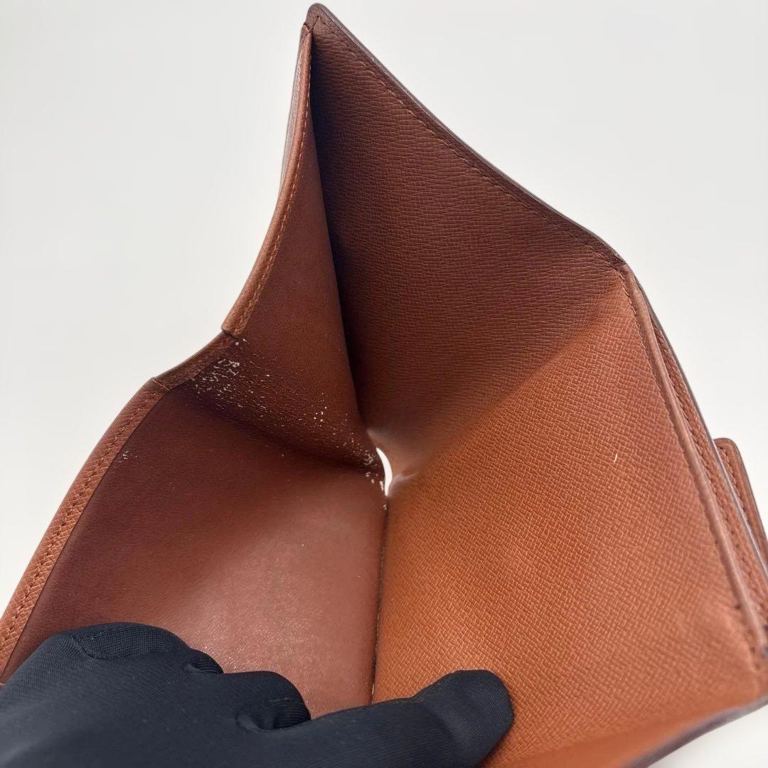 Louis Vuitton モノグラム Wホック 三つ折り財布