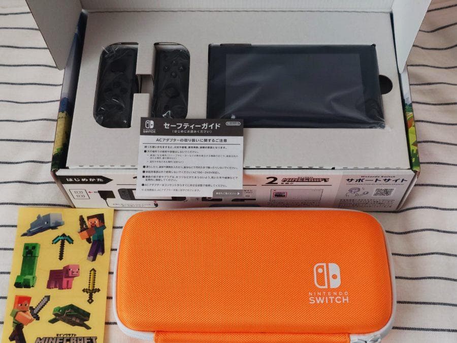 Nintendo Switch 本体 グレー ドック ケース等付属品付き