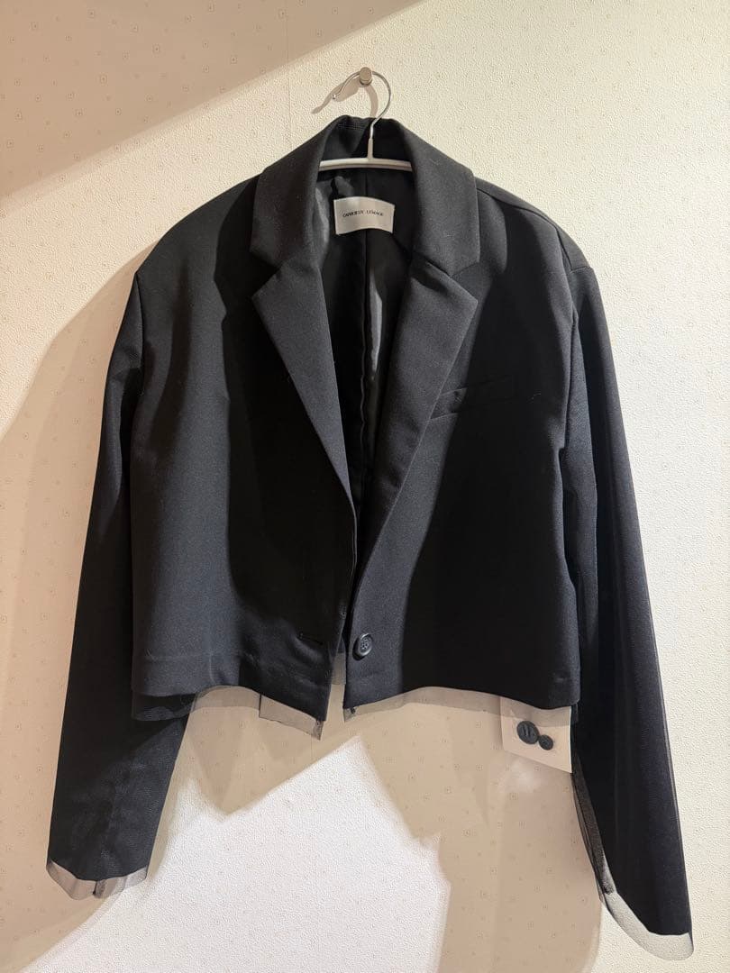 新品タグ付きcapricieux le'mageチュールドッキングジャケット
