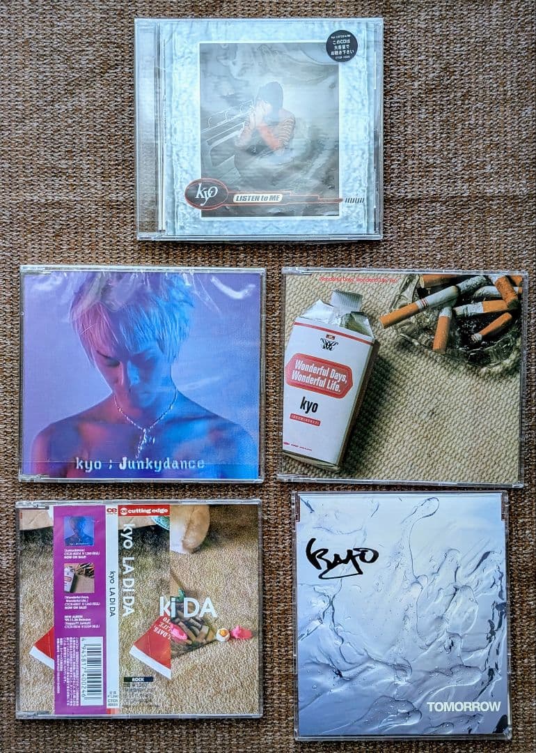 【中古美品ＣＤ】kyo 8cm＆マキシシングル まとめ売り＋カレンダ（説明必読）