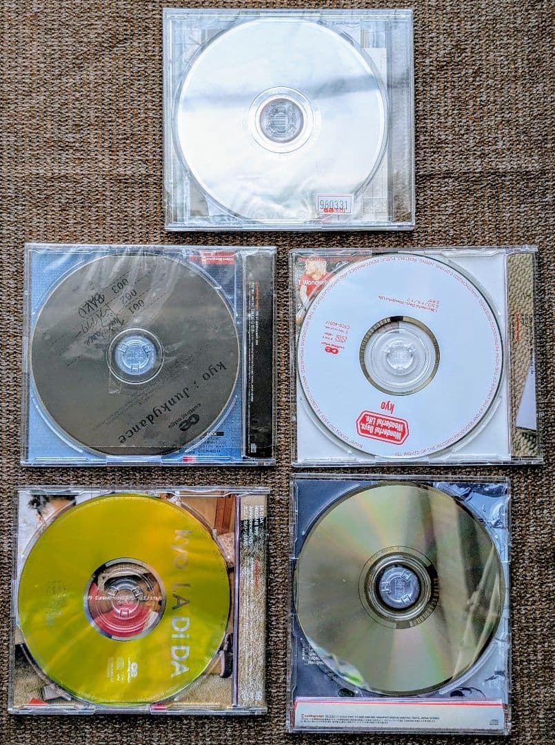 【中古美品ＣＤ】kyo 8cm＆マキシシングル まとめ売り＋カレンダ（説明必読）