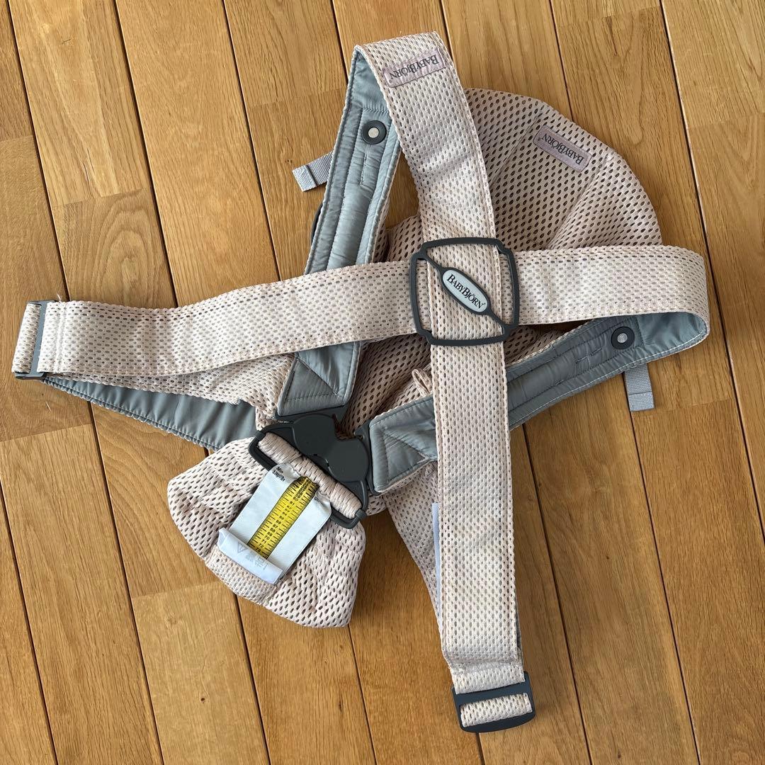 美品　BABYBJÖRN 抱っこ紐 ベビーキャリアミニ　 メッシュ　ピンク