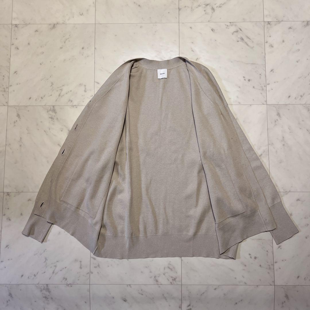 Spick & Spanスピック＆スパンC/ACダブルジャガードカーディガン