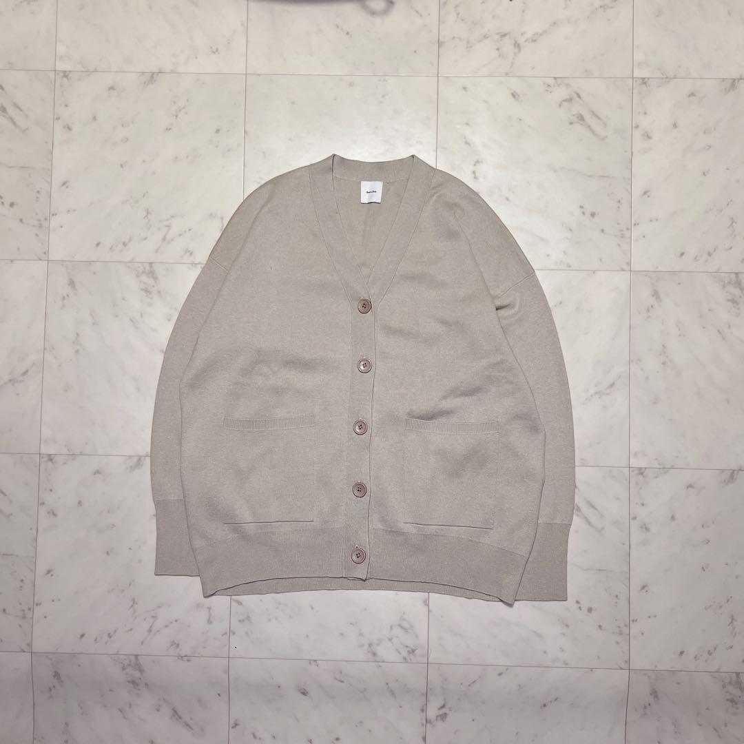 Spick & Spanスピック＆スパンC/ACダブルジャガードカーディガン