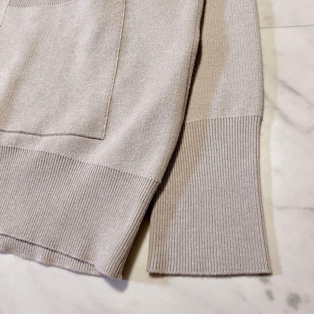 Spick & Spanスピック＆スパンC/ACダブルジャガードカーディガン