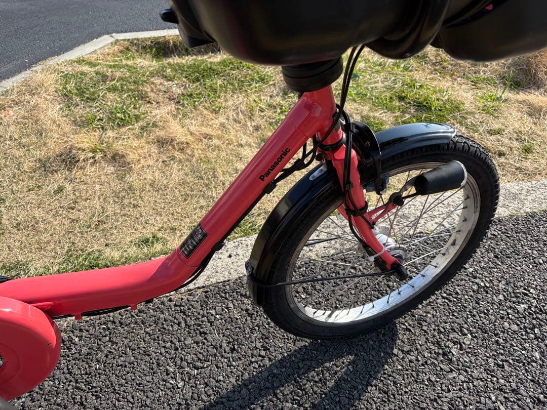 063中古Panasonic電動アシスト自転車　8Ah 大阪
