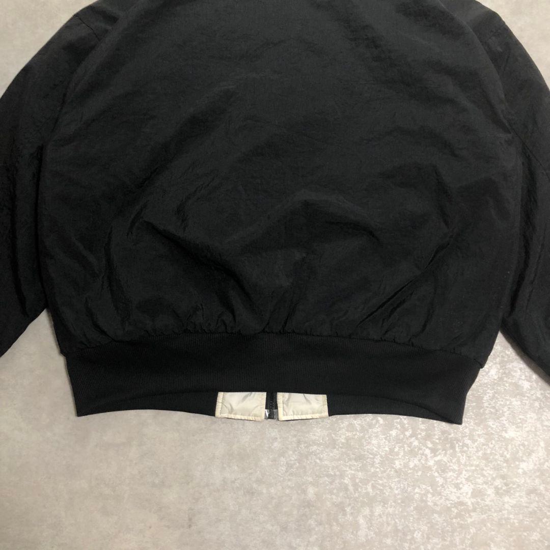 90s NIKE リバーシブル ボンバージャケット L 黒 白 中綿キルティング