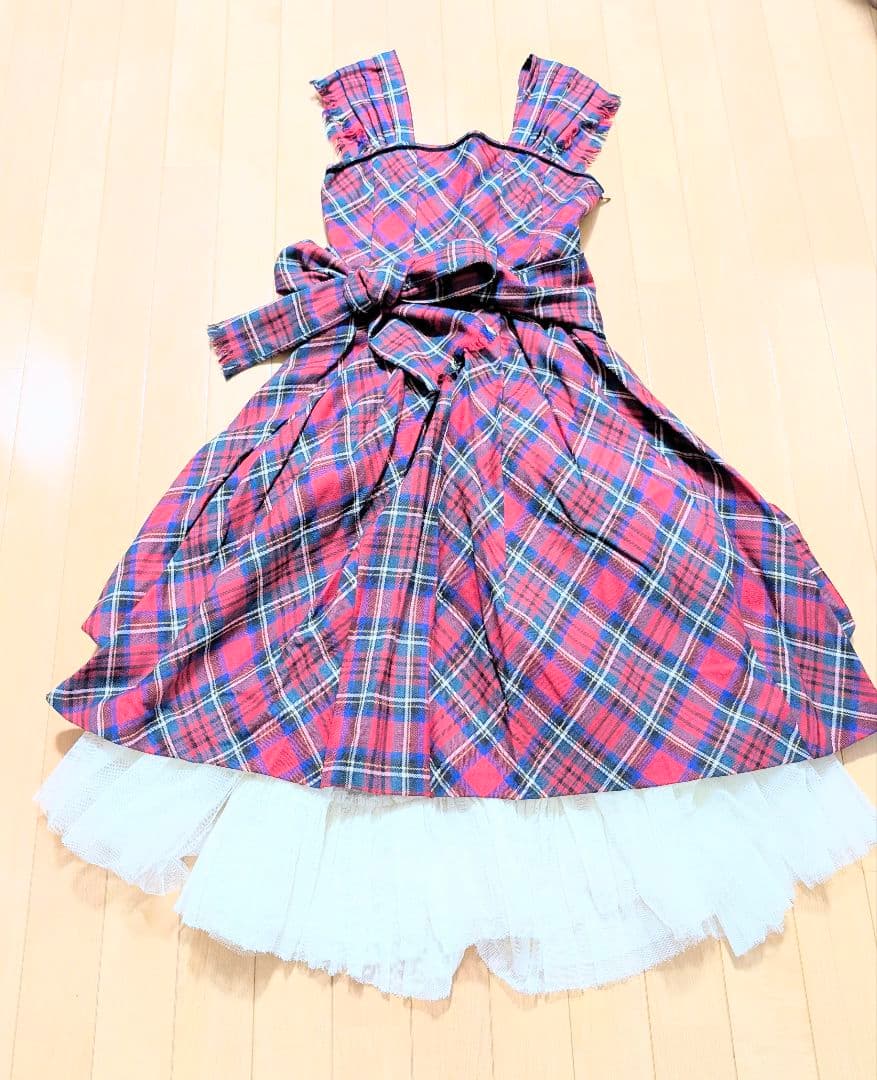 ♥美品♥JANE MARPLE タータンドレス　ワンピース　チェック