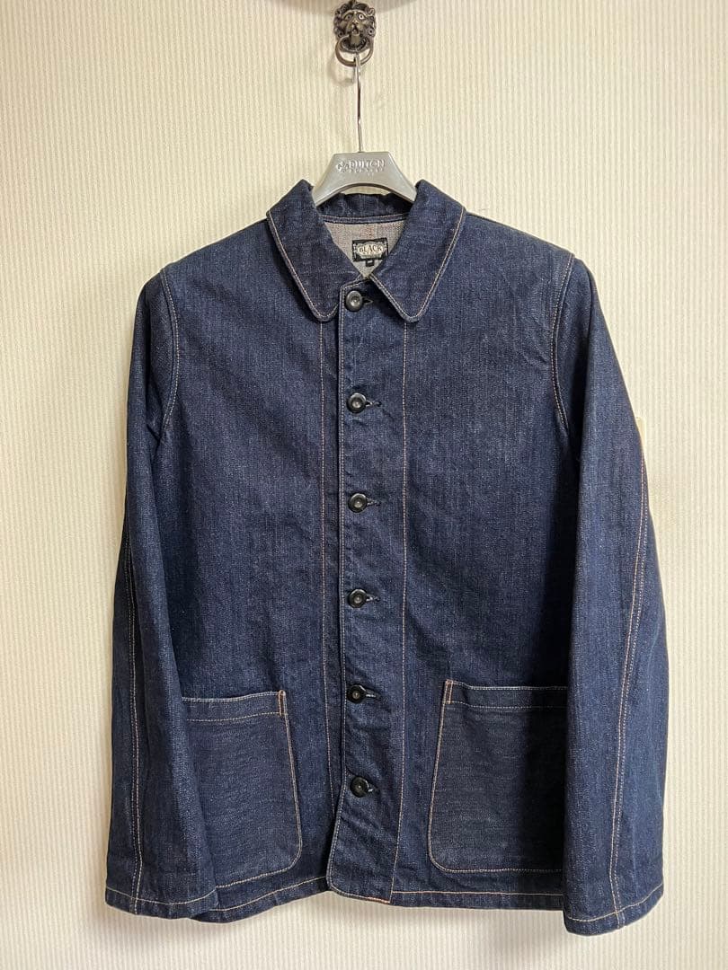 【濃紺】【極美品】BLACKSIGN ブラックサイン カバーオール ハンドメイド