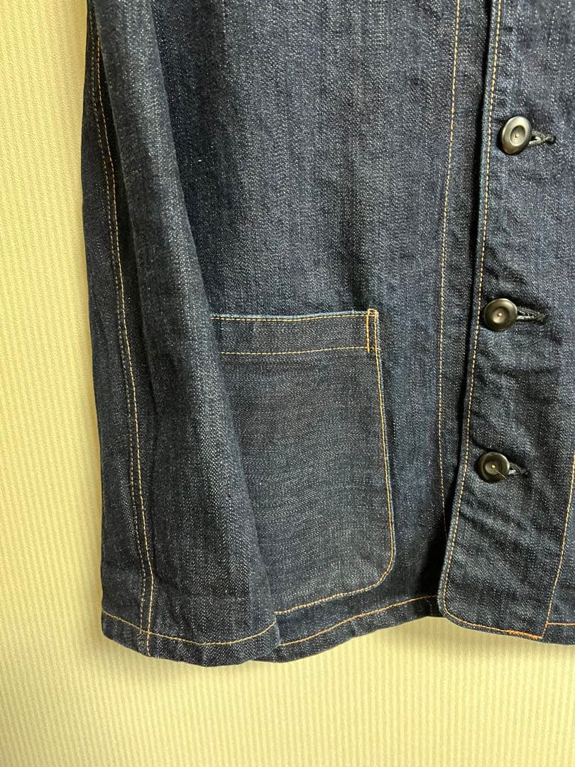 【濃紺】【極美品】BLACKSIGN ブラックサイン カバーオール ハンドメイド