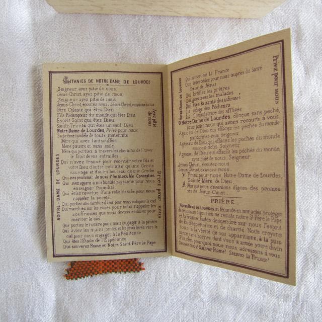 フランスアンティーク 祈祷書 聖書 19世紀 べっ甲風 イニシャル シルバー