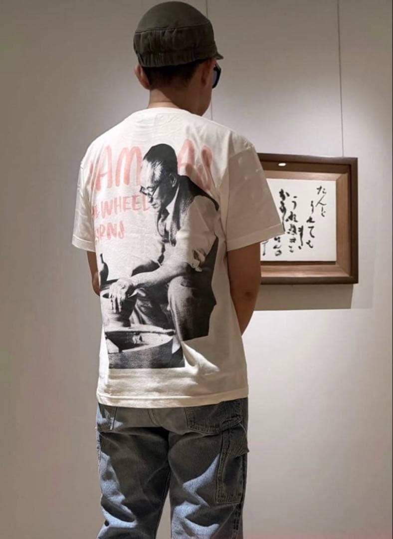 [新品未使用] NIGO 半泥子 コラボ 展覧会 限定Tシャツ M