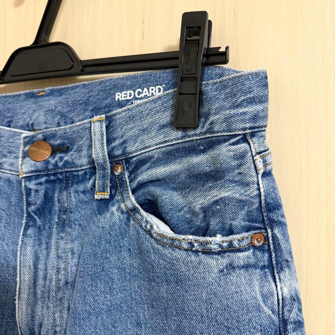 RED CARD TOKYO レッドカード MM66 カットオフデニム ジーンズ