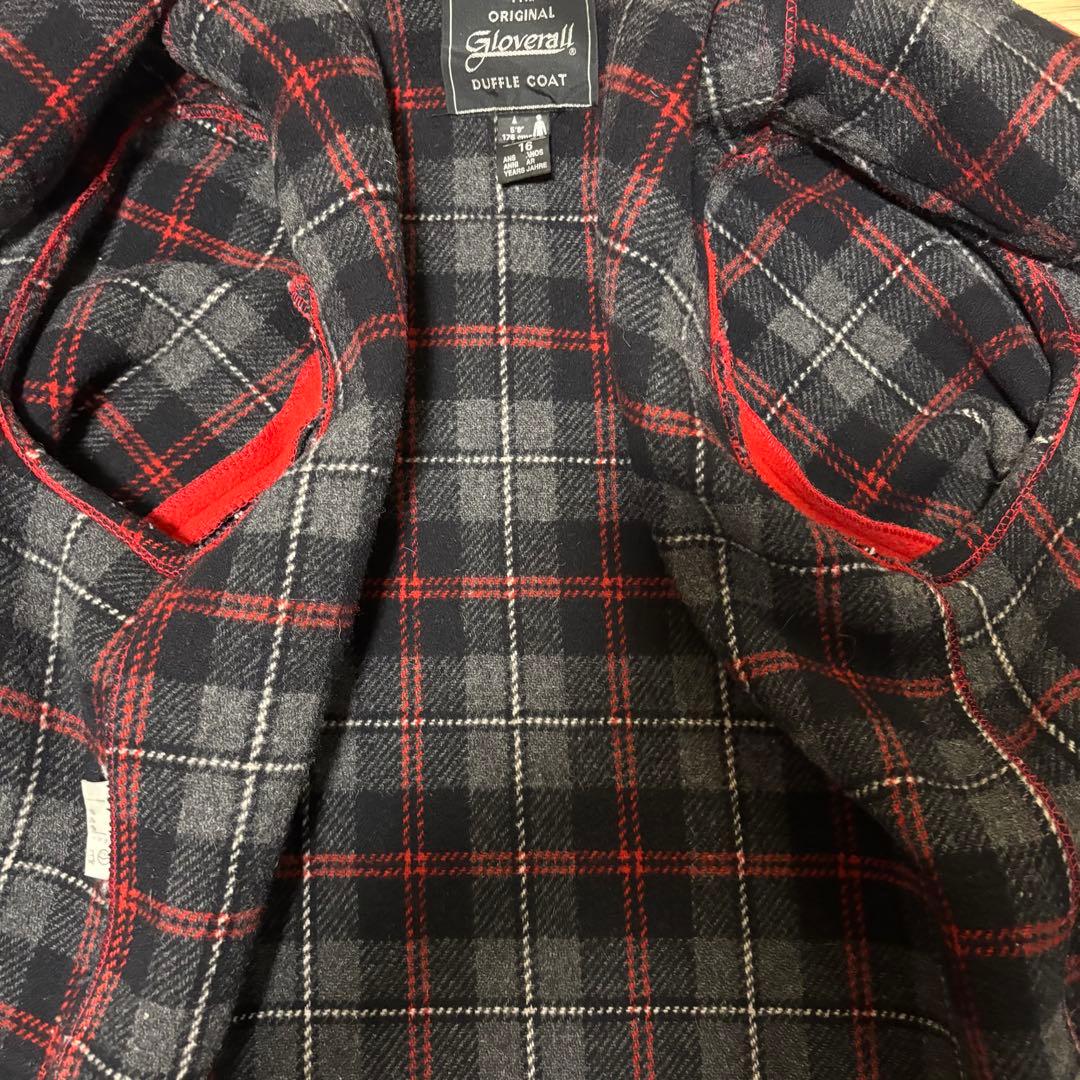 美品⭐︎グローバーオール　ダッフルコート　ロング丈　赤　L