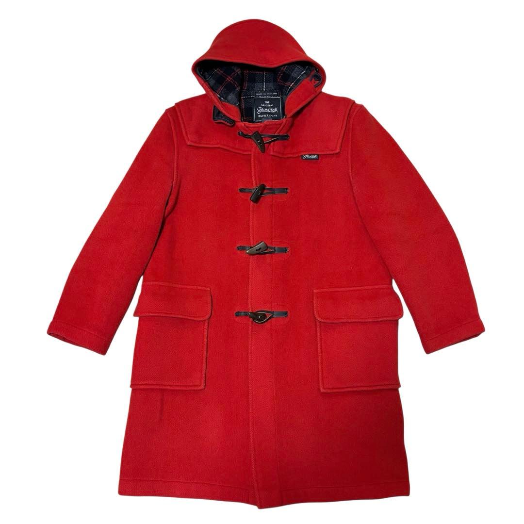 美品⭐︎グローバーオール　ダッフルコート　ロング丈　赤　L