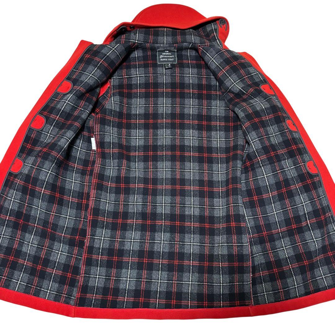 美品⭐︎グローバーオール　ダッフルコート　ロング丈　赤　L