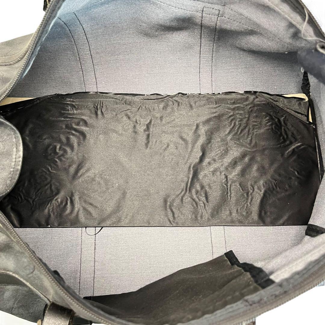 Munsingwear マンシングウェア　ボストンバッグ 本革 黒 美品