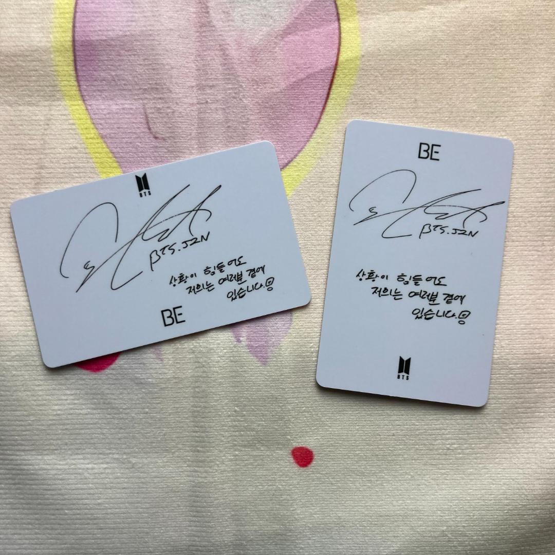 BTS JIN BE ラキドロ トレカ 2枚 限定 韓国
