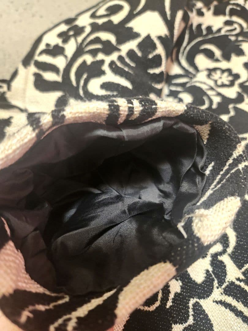 Desigual ジャガード ロングコート40（L） Aライン 花柄
