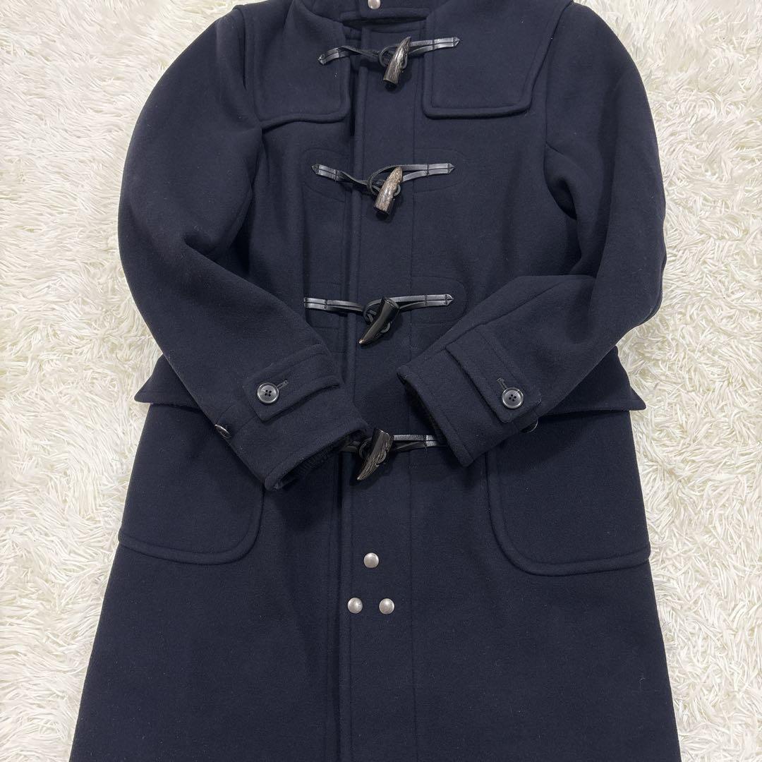美品✨SCYE BASICS ダッフルコート　ロング　水牛トグル　カシミヤ　紺