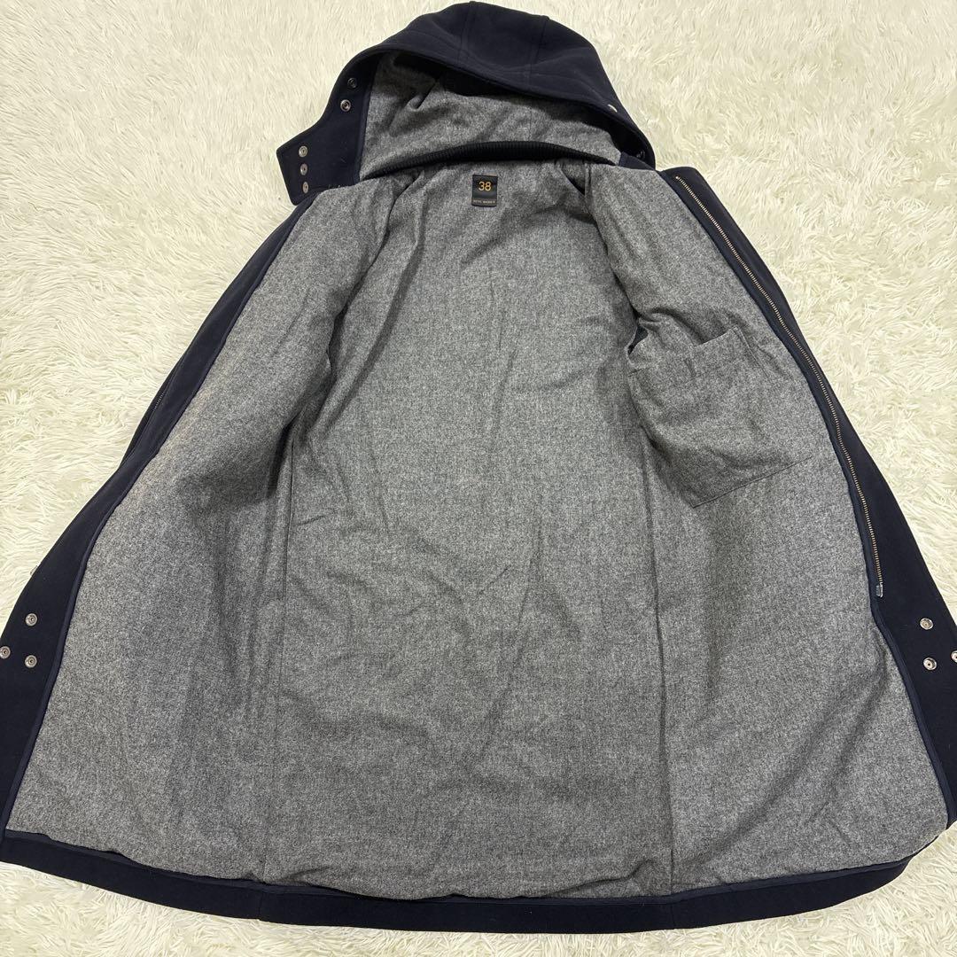 美品✨SCYE BASICS ダッフルコート　ロング　水牛トグル　カシミヤ　紺