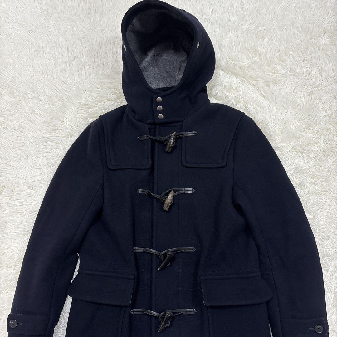 美品✨SCYE BASICS ダッフルコート　ロング　水牛トグル　カシミヤ　紺