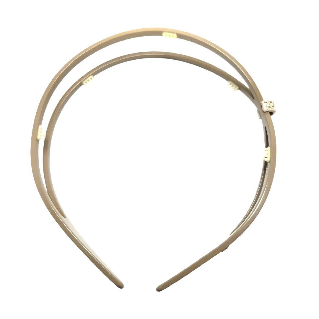 【美品】ALEXANDRE DE PARIS カチューシャ ライトブラウン
