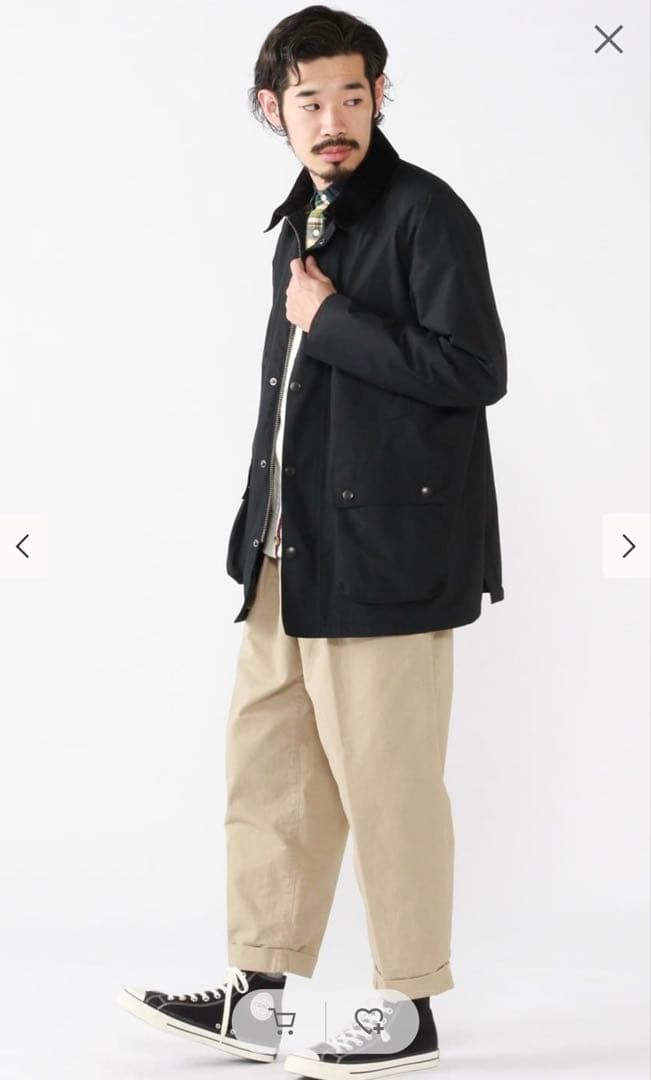 【公式完売】beams×Barbour BEDALE 40 バブアー　ビデイル